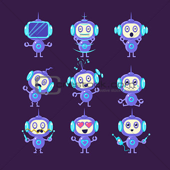 Robot Different Emotions Set