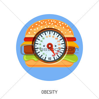 Obesity and Overweight Concept