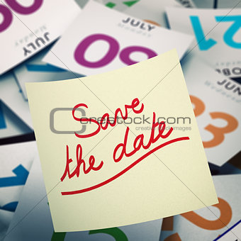 Save the Date, Special Event Communication Concept
