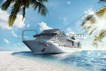 Tropical cruise voyage