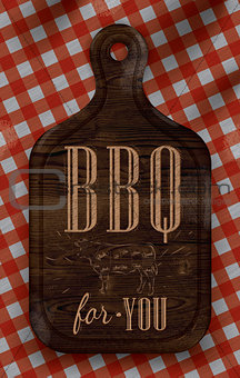 Poster bbq for you dark