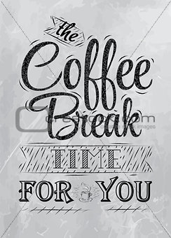 Poster coffee break  coal