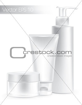 Packaging containers white color