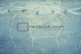 Frozen looking wall