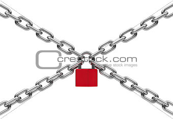 Chains with lock