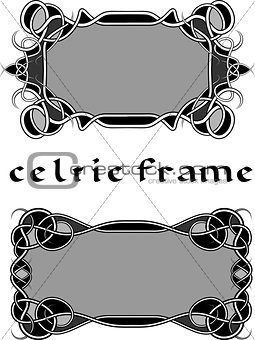 Frame in Celtic style 