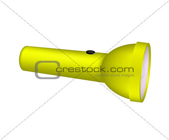 Flashlight in yellow design