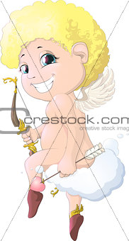 a little cupid with a bow