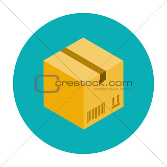 Cardboard box for packaging