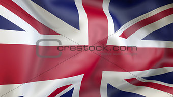 United kingdom flag 3d illustration