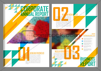 Annual Report and Presentation Template design
