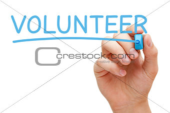 Volunteer Blue Marker