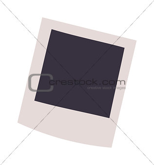 Empty photo frame vector