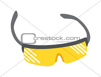 Sport glasses vector illustration.