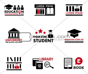 concept education icons