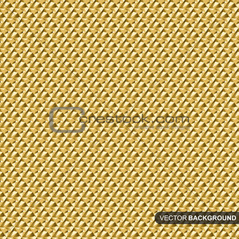 Abstract gold geometric pattern.