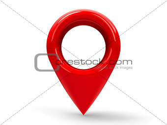 Red map pointer #2