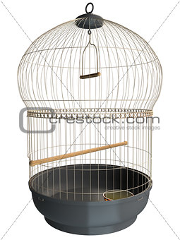 3D rendering of a birdcage