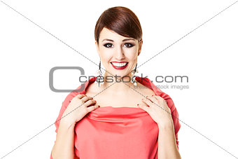 Attractive Woman Smiliing