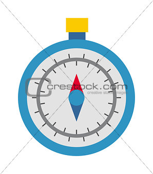 Travel compass vector icon