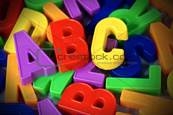 ABC - Colorful Magnetic Letters