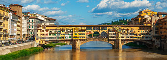 Ancient bridge Ponte Vecchio in Florence
