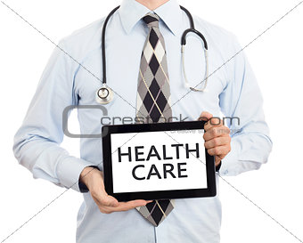 Doctor holding tablet - Healthcare