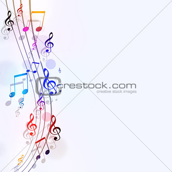 Bright Music Notes