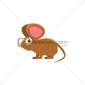 Mouse Simplified Cute Illustration