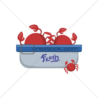 Crabs In Tupperwear Container