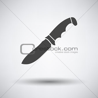 Hunting knife icon 