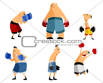 Six boxers set