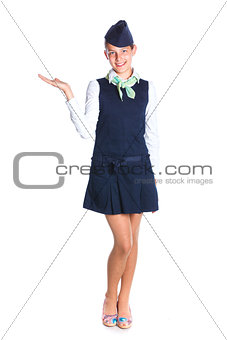 Charming Girl Stewardess