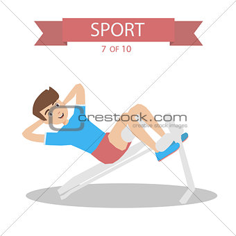 Sport Fitness Character