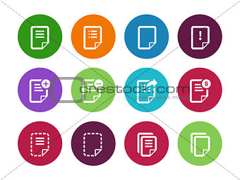 Notepad Document file and Note circle icons.