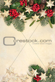 Christmas Background Abstract Border