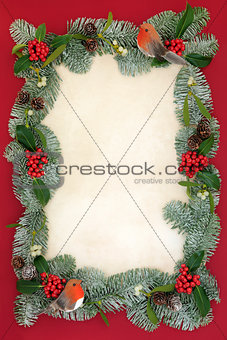 Christmas Background Abstract Border