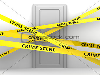 crime scene door