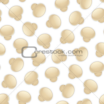 Seamless Background with Mushrooms