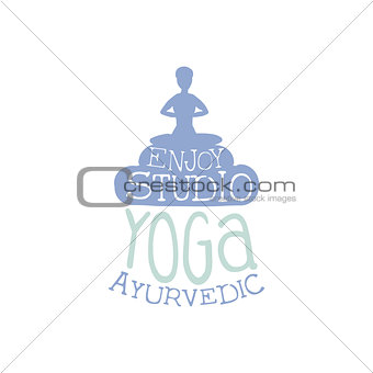 Yoga Ayurvedic Studio Hand Drawn Promotion Sign