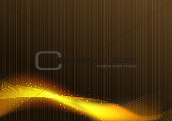 Abstract Glowing Lines Background
