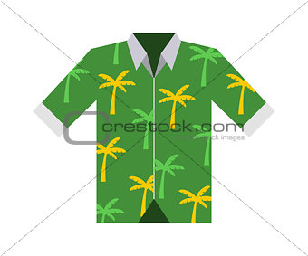 Hawaii shirt vector illustration.