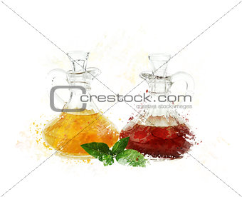 salad dressings and herbs