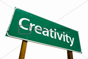 Creativity  - road-sign.