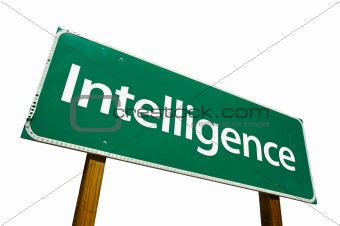 Intelligence  - road-sign.