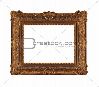 Beautiful old wooden frame