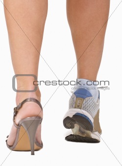 A woman's legs