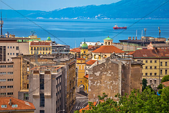 City of Rijeka waterfront view