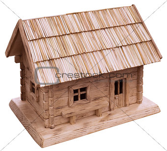 Old Wooden House Cutout