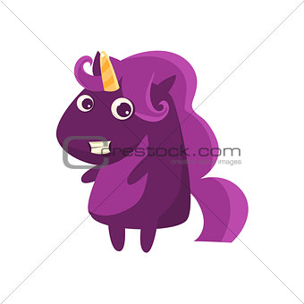 Purple Classy Lady Unicorn